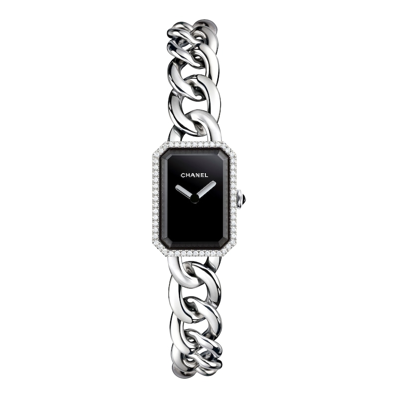 CHANEL Premiere Black Diamond 16mm Dial Bracelet Watch