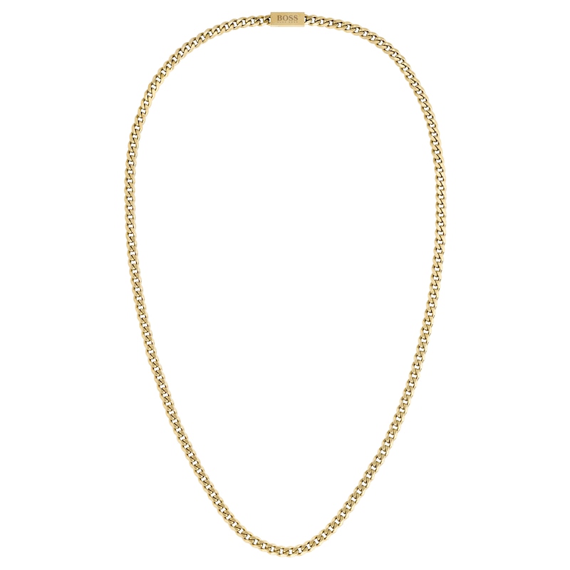 BOSS Chain Men's Yellow Gold-Tone Necklace