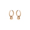 Thumbnail Image 0 of BOSS Soulmate Ladies' Heart Gold-Tone Hoop Earrings