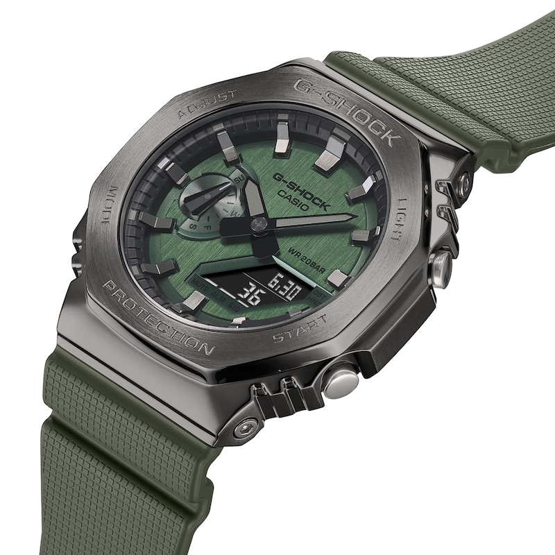 G-Shock GM-2100B-3AER Men's Green Rubber Strap Watch