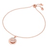 Thumbnail Image 0 of Michael Kors Brilliance 14ct Rose Gold Plated 7 Inch Disc Bracelet