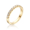 Thumbnail Image 1 of 14ct Yellow Gold 0.50ct Diamond Claw Set Eternity Ring