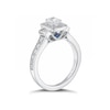 Thumbnail Image 1 of Vera Wang  Platinum 0.95ct Total Diamond Engagement Ring