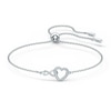 Thumbnail Image 0 of Swarovski Rhodium Plated 7 Inch Crystal Infinity Heart Bracelet