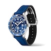 Thumbnail Image 1 of Montblanc 1858 Iced Sea Blue Rubber Strap Watch