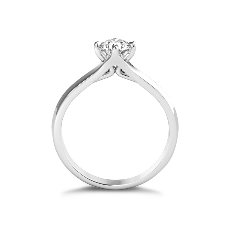 The Diamond Story Platinum 0.50ct Diamond Solitaire Ring