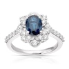 Thumbnail Image 0 of Le Vian Platinum Sapphire & 0.58ct Vanilla Diamond Ring