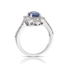 Thumbnail Image 2 of Le Vian Platinum Sapphire & 0.58ct Vanilla Diamond Ring