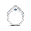 Thumbnail Image 2 of Vera Wang Platinum 0.70ct Total Diamond Halo Ring