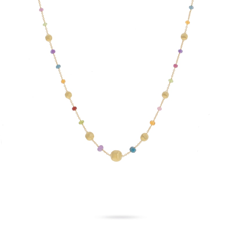 Marco Bicego 18ct Yellow Gold Africa Full Gemstone Necklace