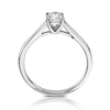 Thumbnail Image 2 of Platinum 0.50ct Diamond Four Claw Solitaire Ring