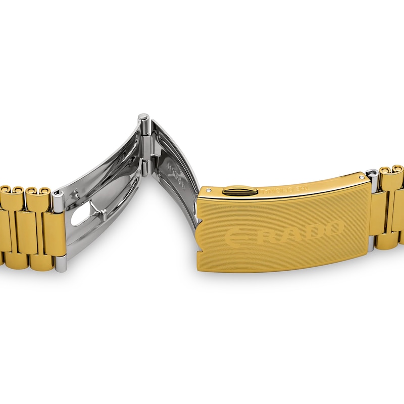 Rado DiaStar Original Men's Diamond & Gold-Tone Bracelet Watch