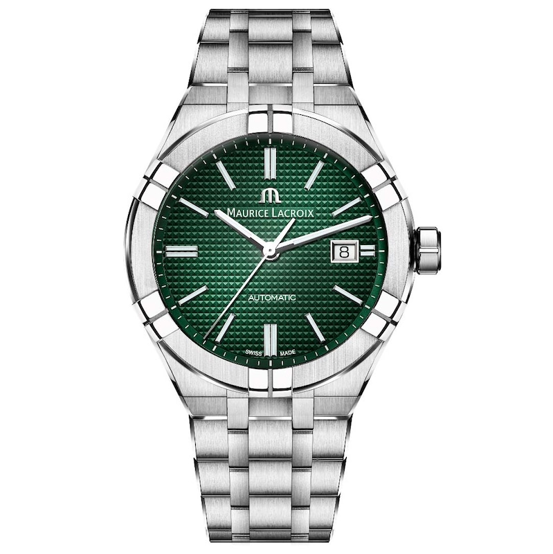 Maurice Lacroix Aikon Green Dial & Stainless Steel Bracelet Watch