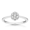 Thumbnail Image 0 of 9ct White Gold 0.25ct Total Diamond Round Flower Cluster Ring