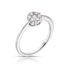 Thumbnail Image 1 of 9ct White Gold 0.25ct Total Diamond Round Flower Cluster Ring