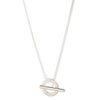 Thumbnail Image 0 of Lauren Ralph Lauren Sterling Silver Diamond Toggle Necklace