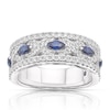 Thumbnail Image 0 of Vera Wang 18ct White Gold Sapphire 0.45ct Diamond Ring