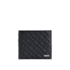 Thumbnail Image 0 of BOSS Embossed Monogram Grained Black Leather Wallet
