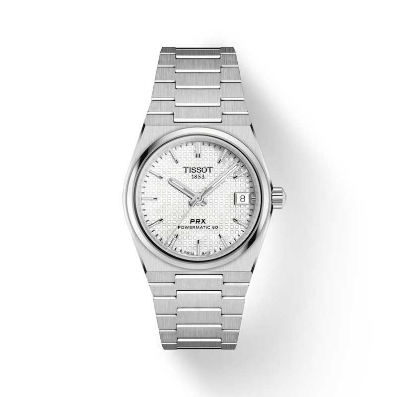 Tissot PRX Ladies' White Dial & Stainless Steel Bracelet Watch