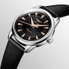 Thumbnail Image 1 of Longines Conquest Heritage 38mm Black Leather Strap Watch