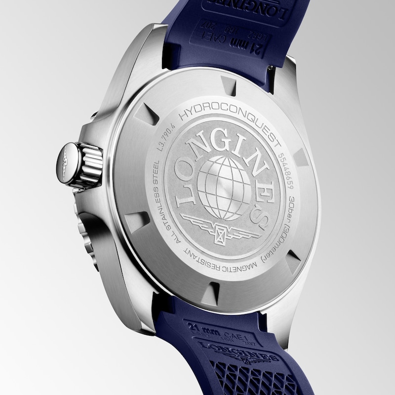 Longines HydroConquest GMT Men's Blue Dial & Strap Watch