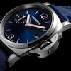 Thumbnail Image 2 of Panerai Luminor Due 38mm Ladies' Blue Leather Strap Watch