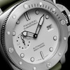 Thumbnail Image 2 of Panerai Submersible Quarantaquattro Bianco 44mm White Dial & Khaki Strap Watch