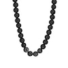 Thumbnail Image 1 of Emporio Armani Men's Stainless Steel Crystal Black Bead Necklace