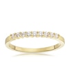 Thumbnail Image 0 of 9ct Yellow Gold Cubic Zirconia Claw Set Eternity Ring