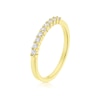 Thumbnail Image 1 of 9ct Yellow Gold Cubic Zirconia Claw Set Eternity Ring