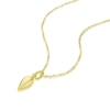 Thumbnail Image 1 of 9ct Yellow Gold Polish Teardrop Bead Drop Pendant Necklace