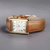 Thumbnail Image 5 of Accurist Rectangle Ladies' White Dial Brown Leather Strap Watch