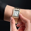 Thumbnail Image 6 of Accurist Rectangle White Dial Gold-Tone Bracelet Watch