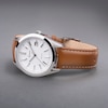 Thumbnail Image 1 of Accurist Everyday Men's White Dial & Brown Leather Strap Watch