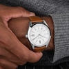 Thumbnail Image 2 of Accurist Everyday Men's White Dial & Brown Leather Strap Watch
