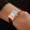 Thumbnail Image 6 of Jaeger-LeCoultre Reverso One Ladies' Diamond & Red Alligator Leather Watch