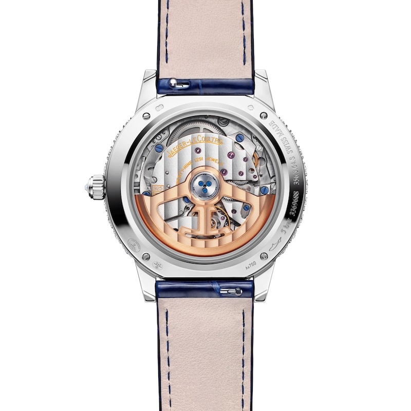 Jaeger-LeCoultre Rendez-Vous Classic Ladies' Diamond & Blue Alligator Leather Watch