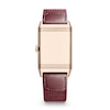 Thumbnail Image 1 of Jaeger-LeCoultre Reverso Tribute 18ct Rose Gold & Red Fabric Strap Watch