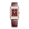 Thumbnail Image 3 of Jaeger-LeCoultre Reverso Tribute 18ct Rose Gold & Red Fabric Strap Watch
