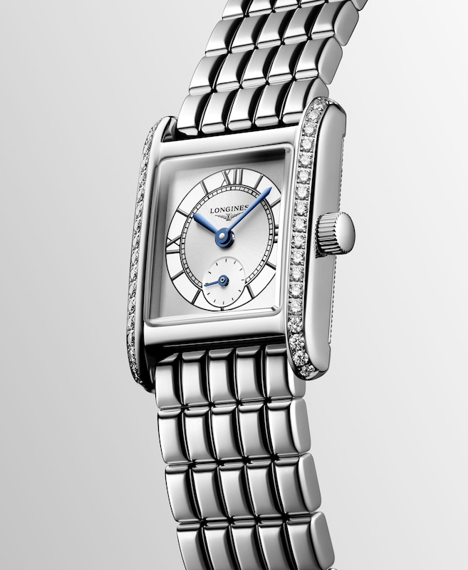 Longines Mini DolceVita Ladies' Diamond & Stainless Steel Bracelet Watch