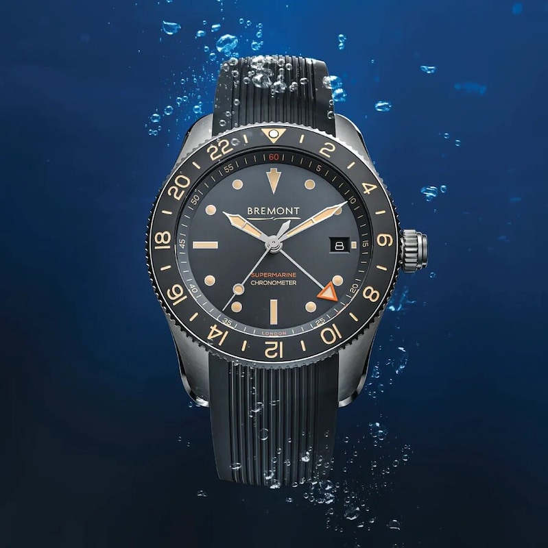 Bremont Supermarine S302 Dark Grey Rubber Strap Limited Edition Watch