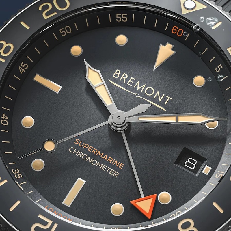 Bremont Supermarine S302 Dark Grey Rubber Strap Limited Edition Watch