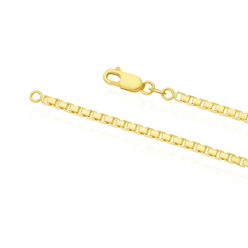 9ct Yellow Gold 20 Inch Box Chain Necklace