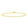 Thumbnail Image 0 of 9ct Yellow Gold 7.25 Inch Beaded Ball Bracelet