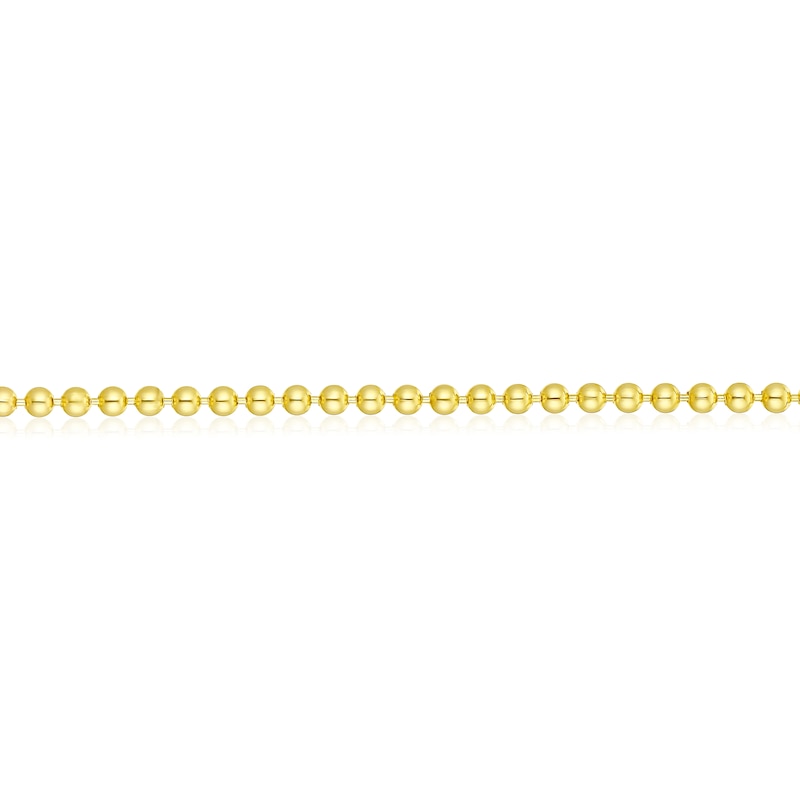 9ct Yellow Gold 7.25 Inch Beaded Ball Bracelet