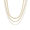 Thumbnail Image 1 of Emporio Armani Ladies' Gold-Tone Multi Strand Chain Necklace