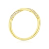 Thumbnail Image 2 of 14ct Yellow Gold 0.12ct Diamond Set Eternity Ring