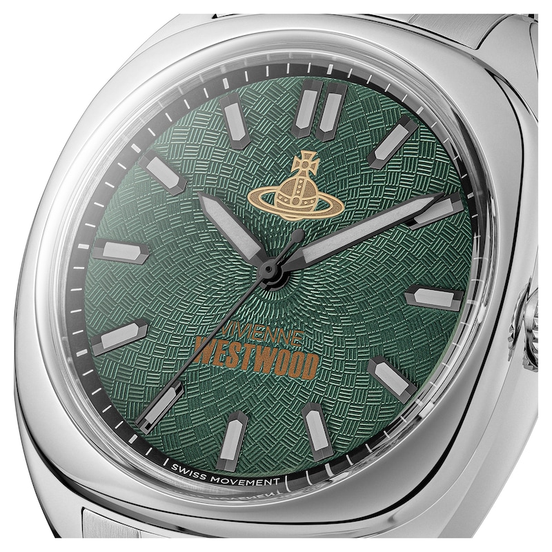 Vivienne Westwood Redbridge Men's Green Dial & Stainless Steel Watch