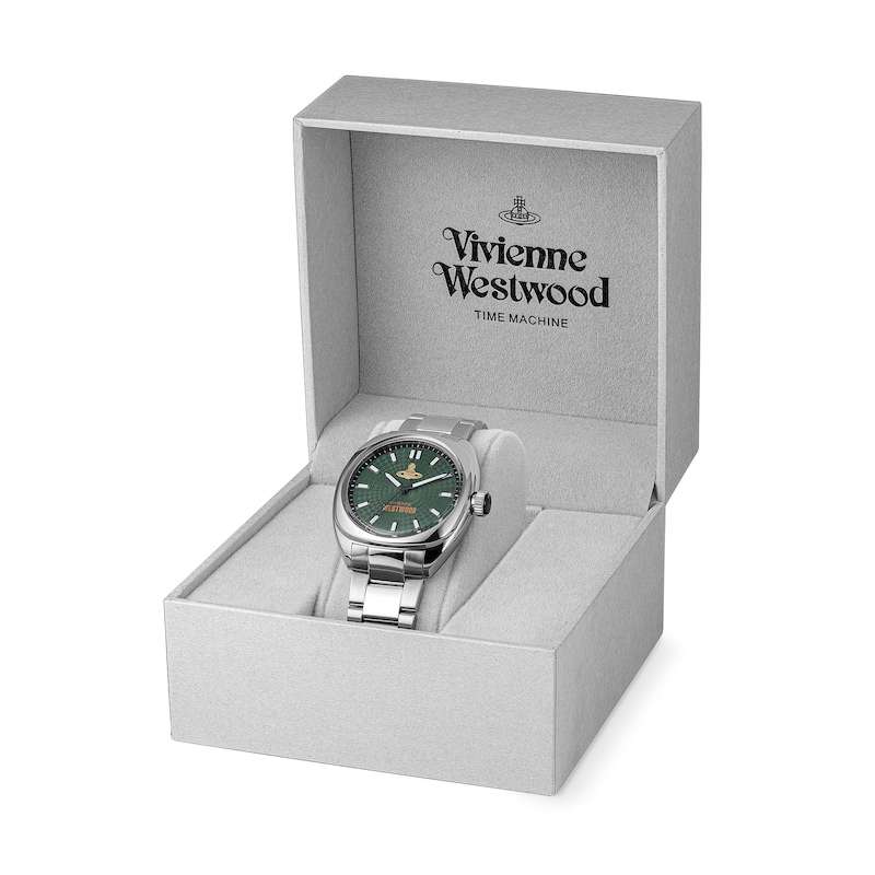 Vivienne Westwood Redbridge Men's Green Dial & Stainless Steel Watch