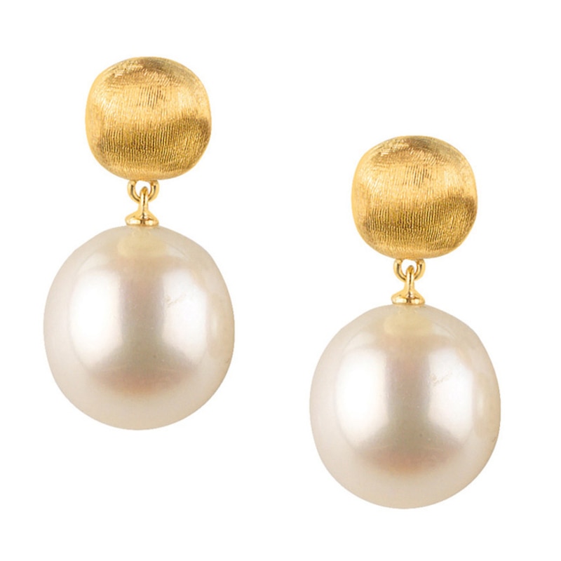 Marco Bicego Africa 18ct Yellow Gold Pearl Earrings